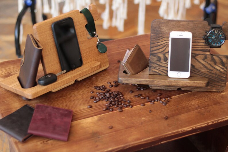 Desk Organizer With Personalization For Menwatch Holderpen Image 0