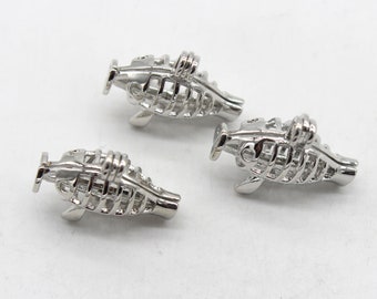 Wholesale Cage Charm, Silver Pearl Cage Pendant Cage Charms for Pearl Beads, Wish Cage Pendant, Pearl Locket Cage Pendant, Wholesale in Bulk