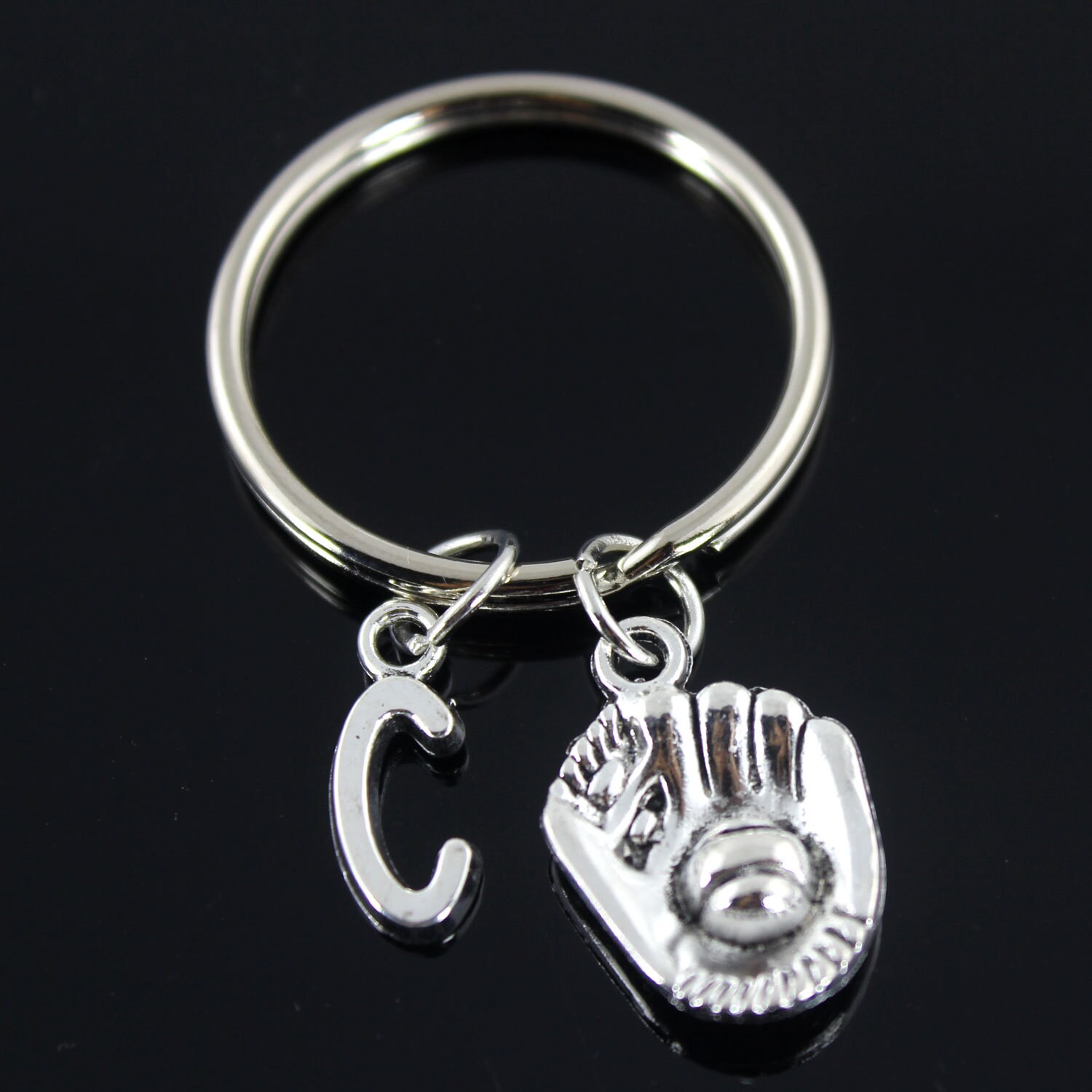 Personalize Keychainbaseball Glove Keychain Glove and Etsy