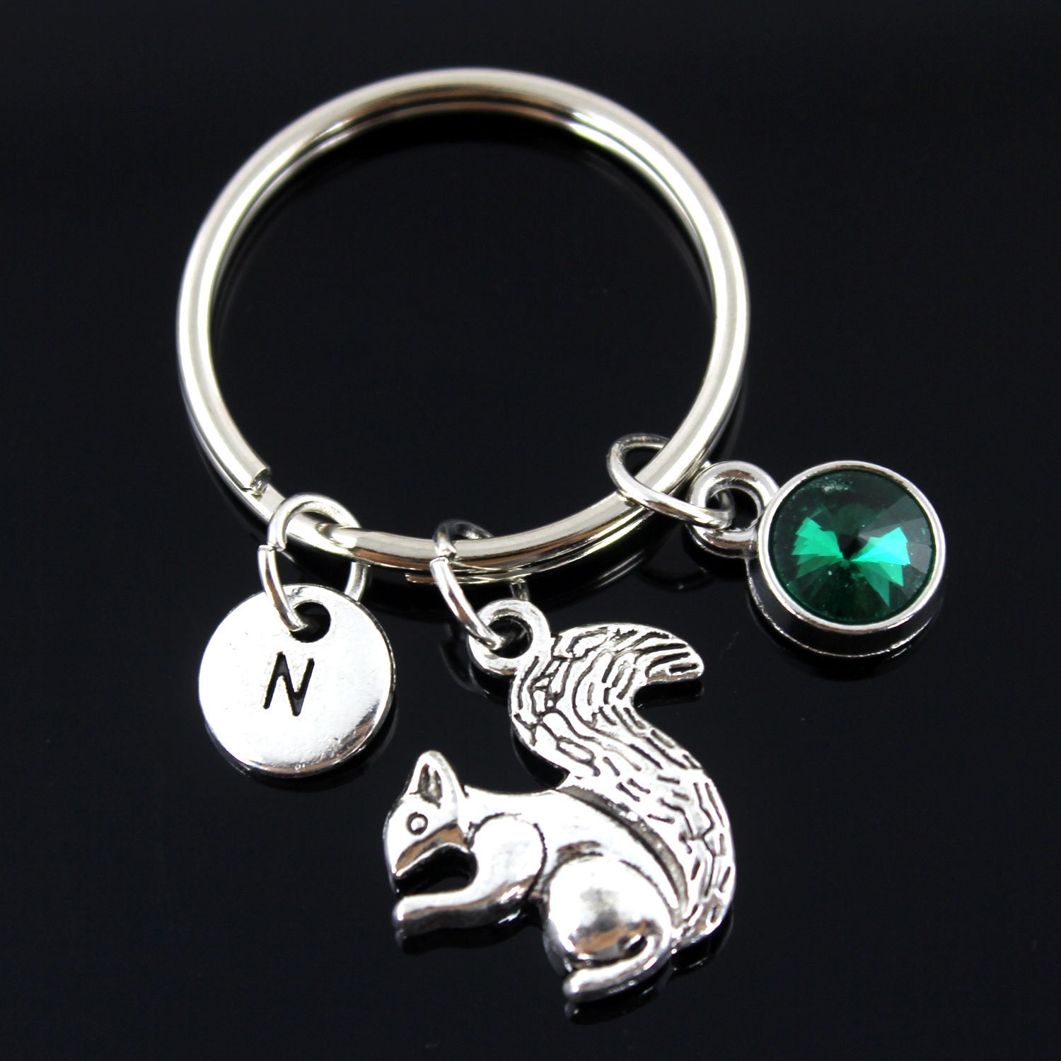 Squirrel Keyring Squirrel Gift Squirrel Keychain Gift for Etsy UK