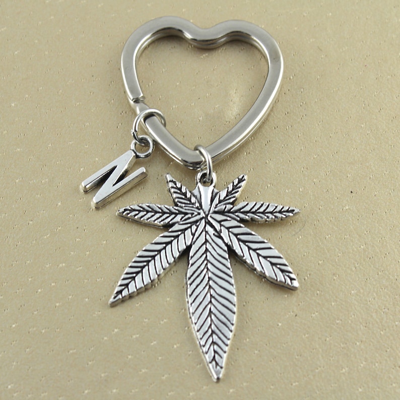 Cannabis Keychain Cannabis Keyring Pot Leaf Gift Pot Etsy