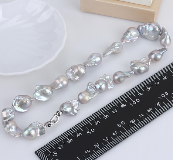 Filo Scalare Di Perle Coltivate Tahiti Grigio Scuro - Asta Importanti - Foto 4