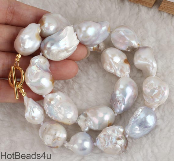 Zinx Set Di Perline Barocco Collana E Orecchini Per Le Donne Perle - Foto 10