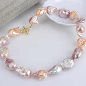 Natural Large Purple Baroque Pearl Beads, Flameball Freshwater Pearls,Big Pearl Pendant, Pearl Jewelry Supplie,Christmas gifts