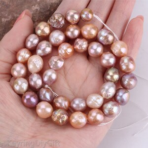 10-11mm Light Purple Freshwater Pearls, Beautiful Irregularly Shape Edison Pearls, Beads for Jewelry Making, Wholesale Loose Pearls--ADS008