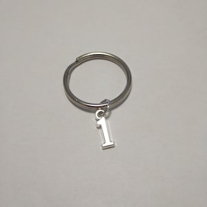 Number Keychain,Sport key chain,Metal  number keychain,Team key chain,Alloy keychain.Lucky number key chain