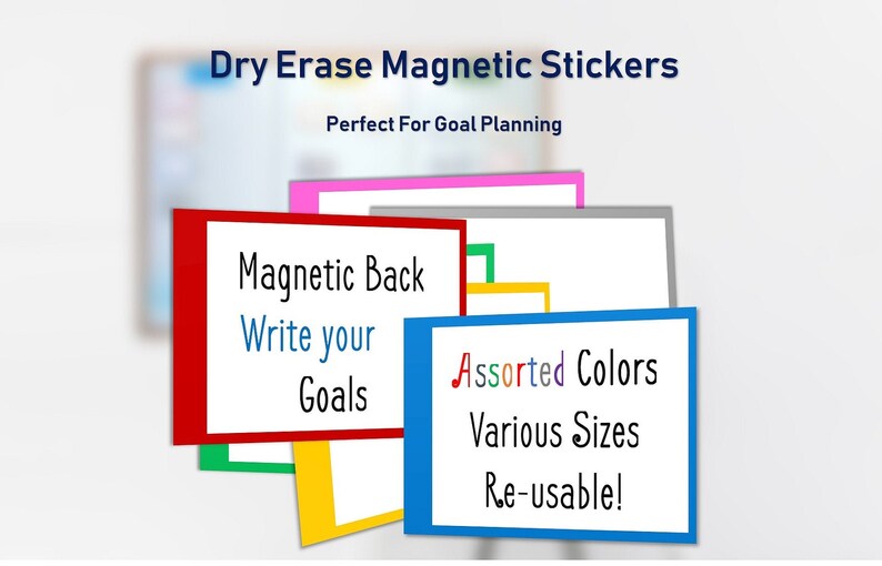 Dry Erase Stickers Kanban Kit Stickers Custom Etsy