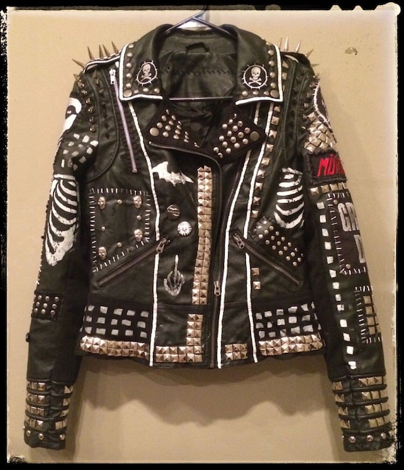 Gothic shop biker jacket