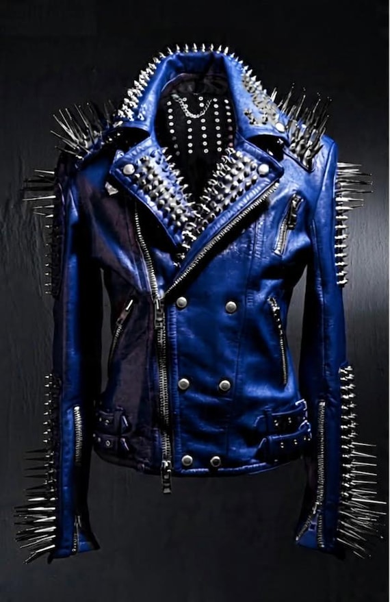 スティールサイレン ミッドナイトブルー パンクジャケット（弾丸