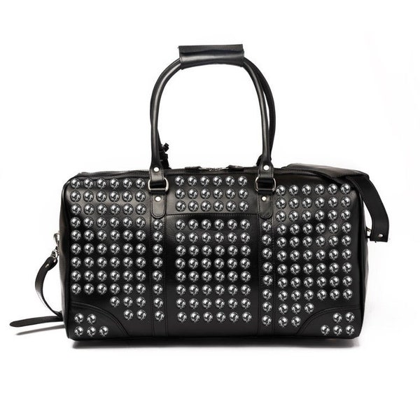 Black Studded Bag Etsy