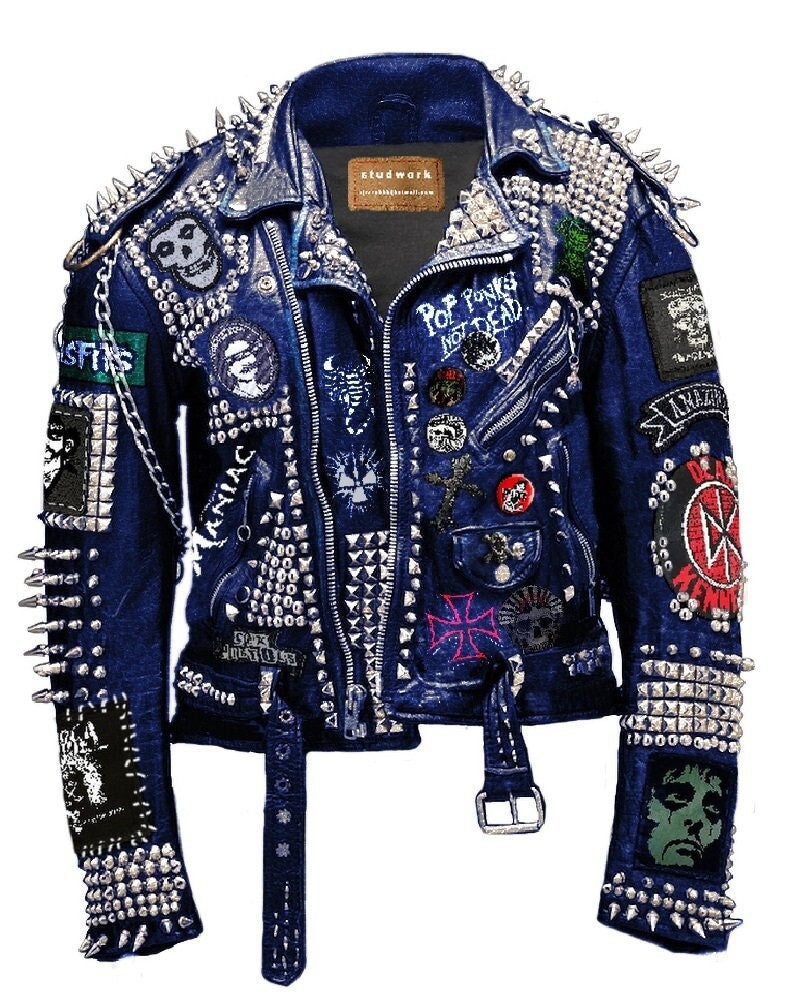 Buy Leather Skull Jacket Online In India - Etsy India