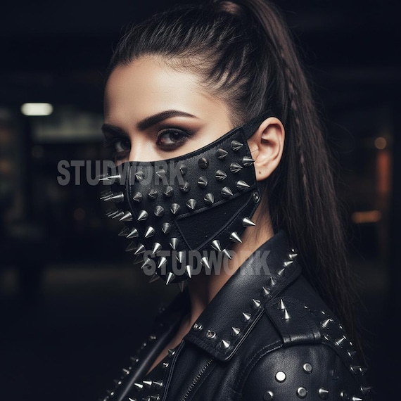 ハンドメイドブレスロック ブラックソーンハイド ユニセックスレザー