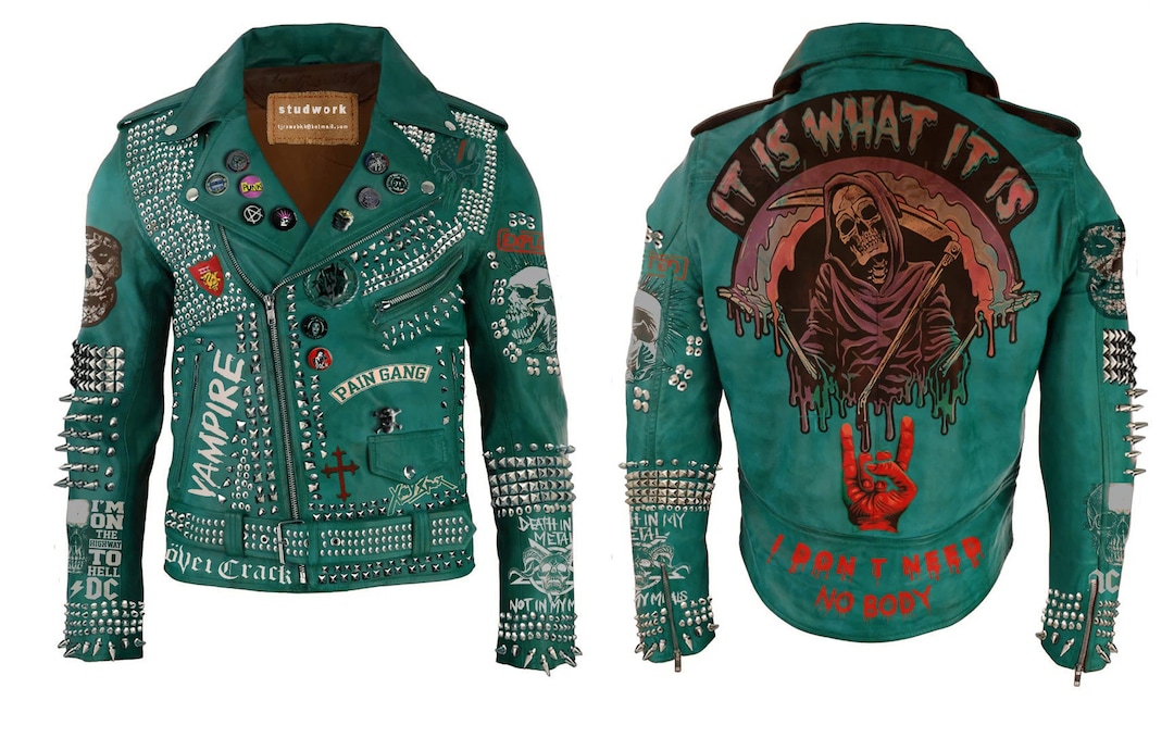 ミュージシャン STUDDED WORK JACKET Supreme b.b. Simon Studded Work Jacket (FW24) - $498
