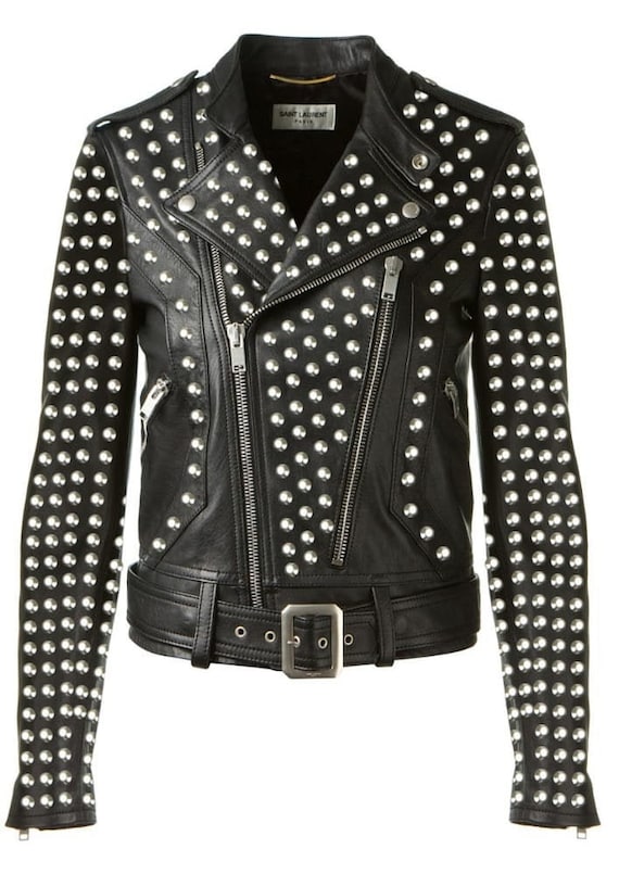 Infinity Leather Damen Bikerjacke – Schwarzes Leder, Slim Fit, Reißverschluss, Auch Für Business
