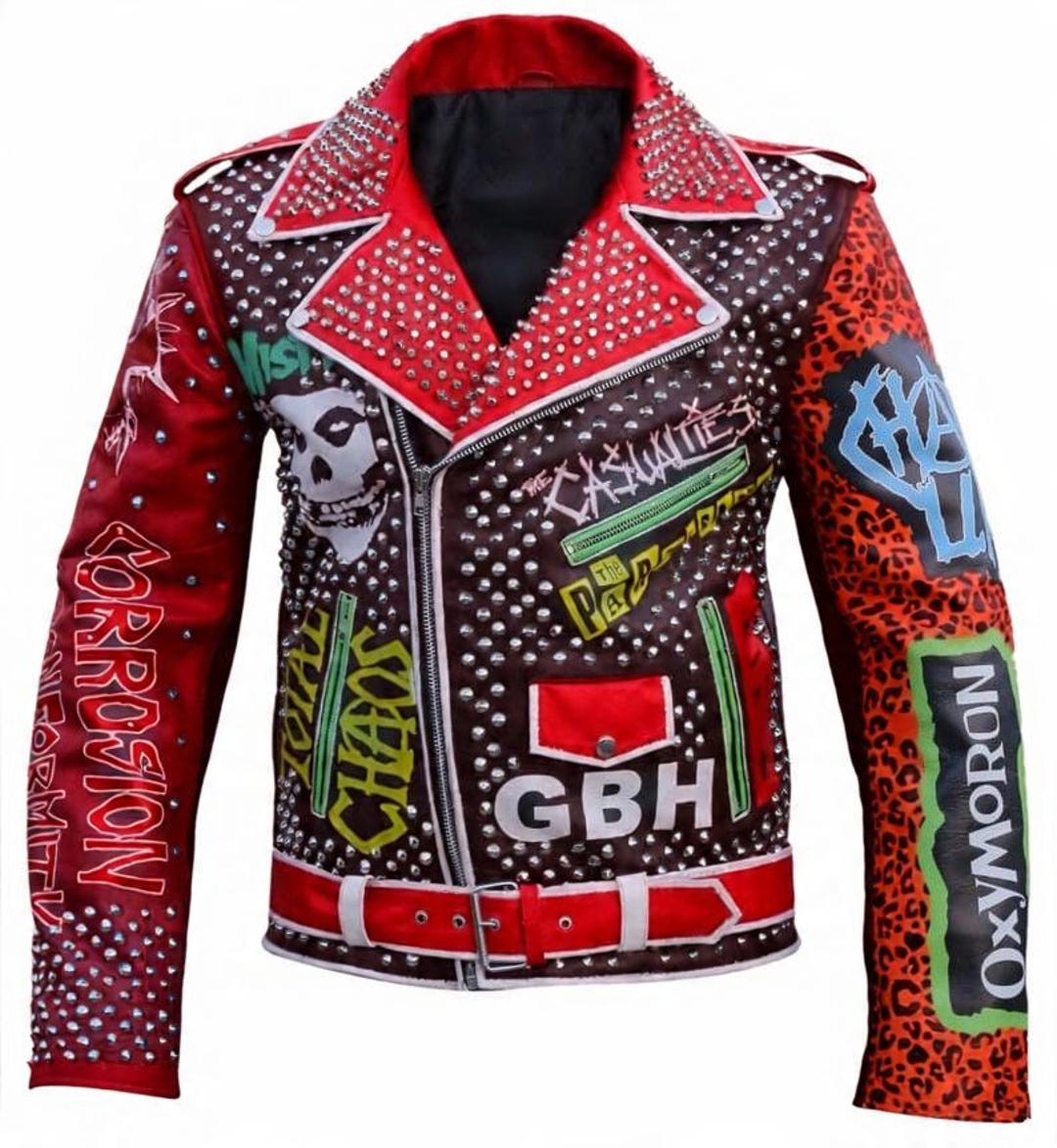 ジャケット・アウター Hiderock Design Damaged Blood Paint Coat