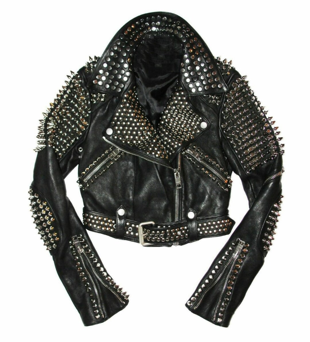 Men Steam Punk Leather Jacket, Men Black Leather Jacket Men Steam Punk Leather Jacket, Men Black Leather Jacket