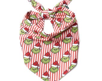 Grinchmas Dog Bandana