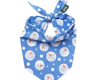 Chilly Snowman Dog Bandana