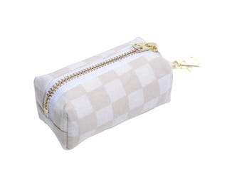 Dog Waste Bag Holder - Little Checkers