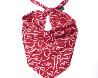 Tied In A Bow Dog Bandana