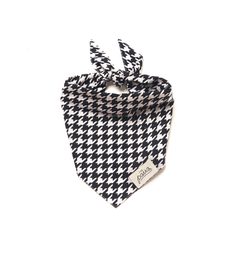 Houndstooth Bandana - Etsy Canada