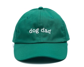 Dog Dad Green Cap