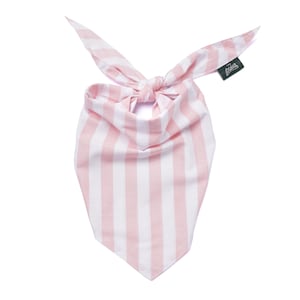Cabana Blush Pink Stripes Dog Bandana