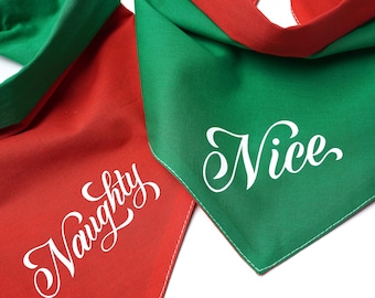 Naughty Nice Dog Bandana