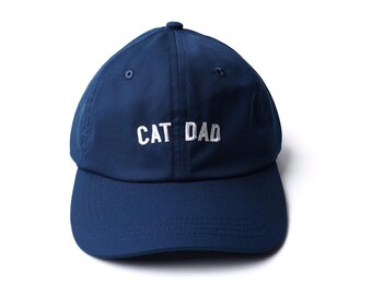 Cat Dad Navy Cap