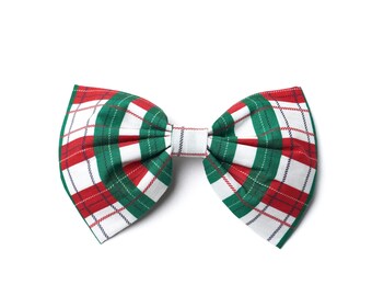 Christmas Plaid Bow Tie