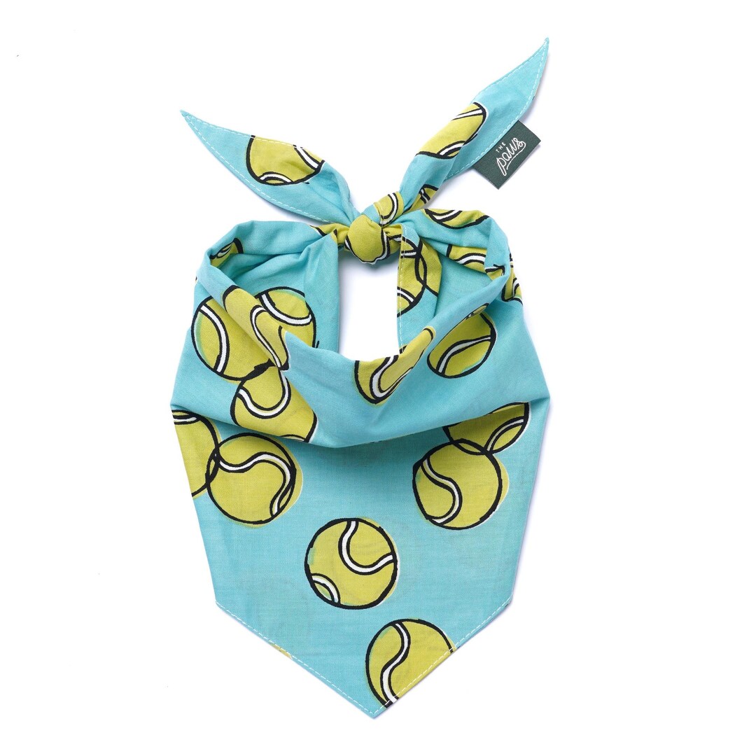 Fetch Tennis Ball Dog Bandana - Etsy