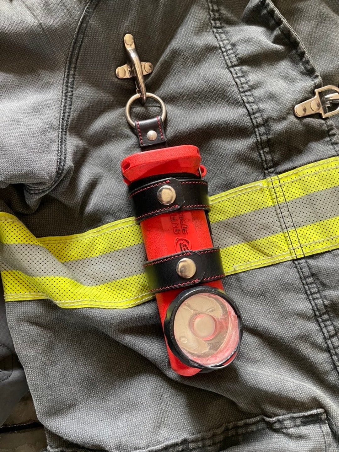 Firefighter Inverted Flashlight Holder Etsy