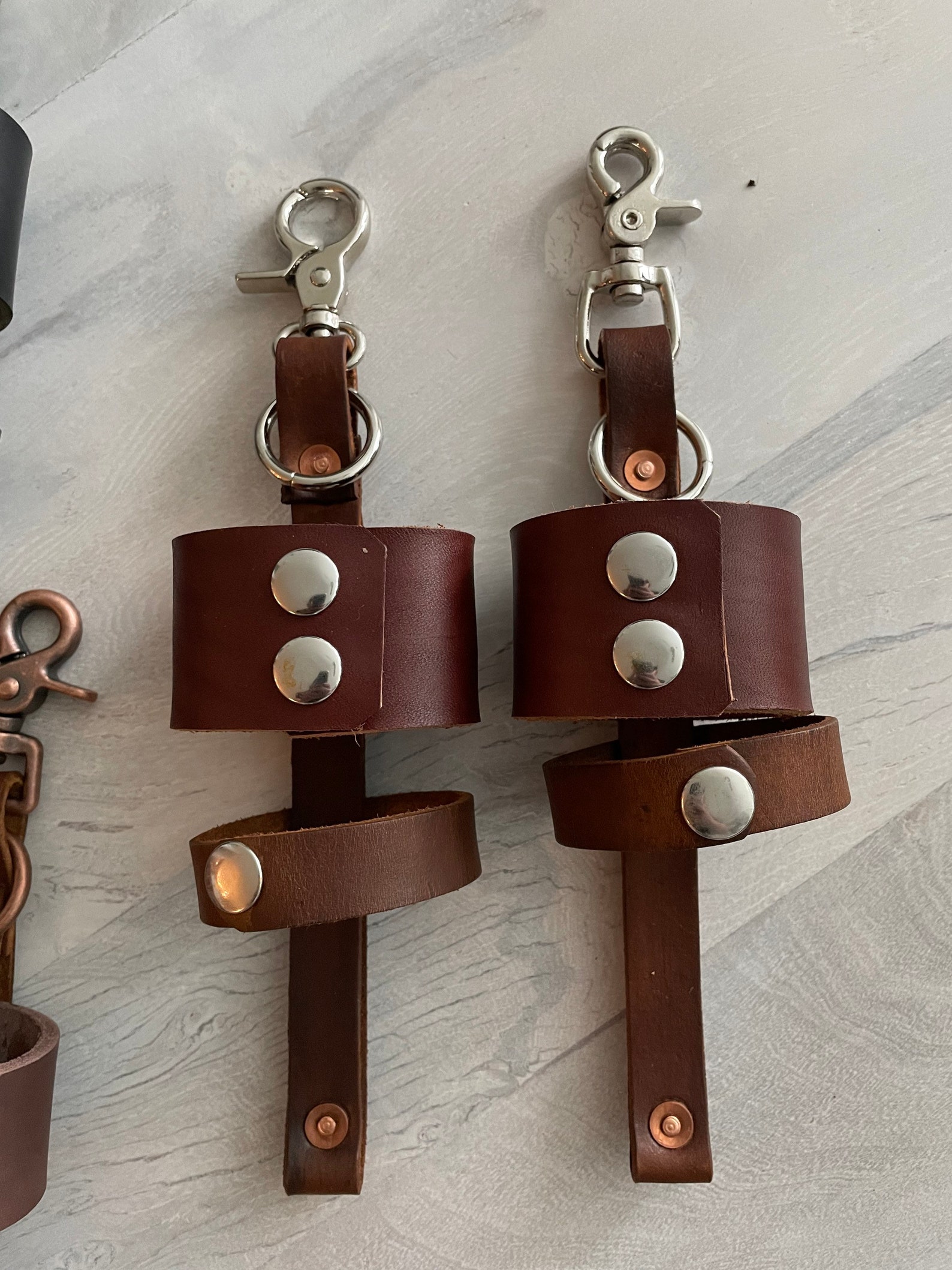 Leather flashlight holster Etsy