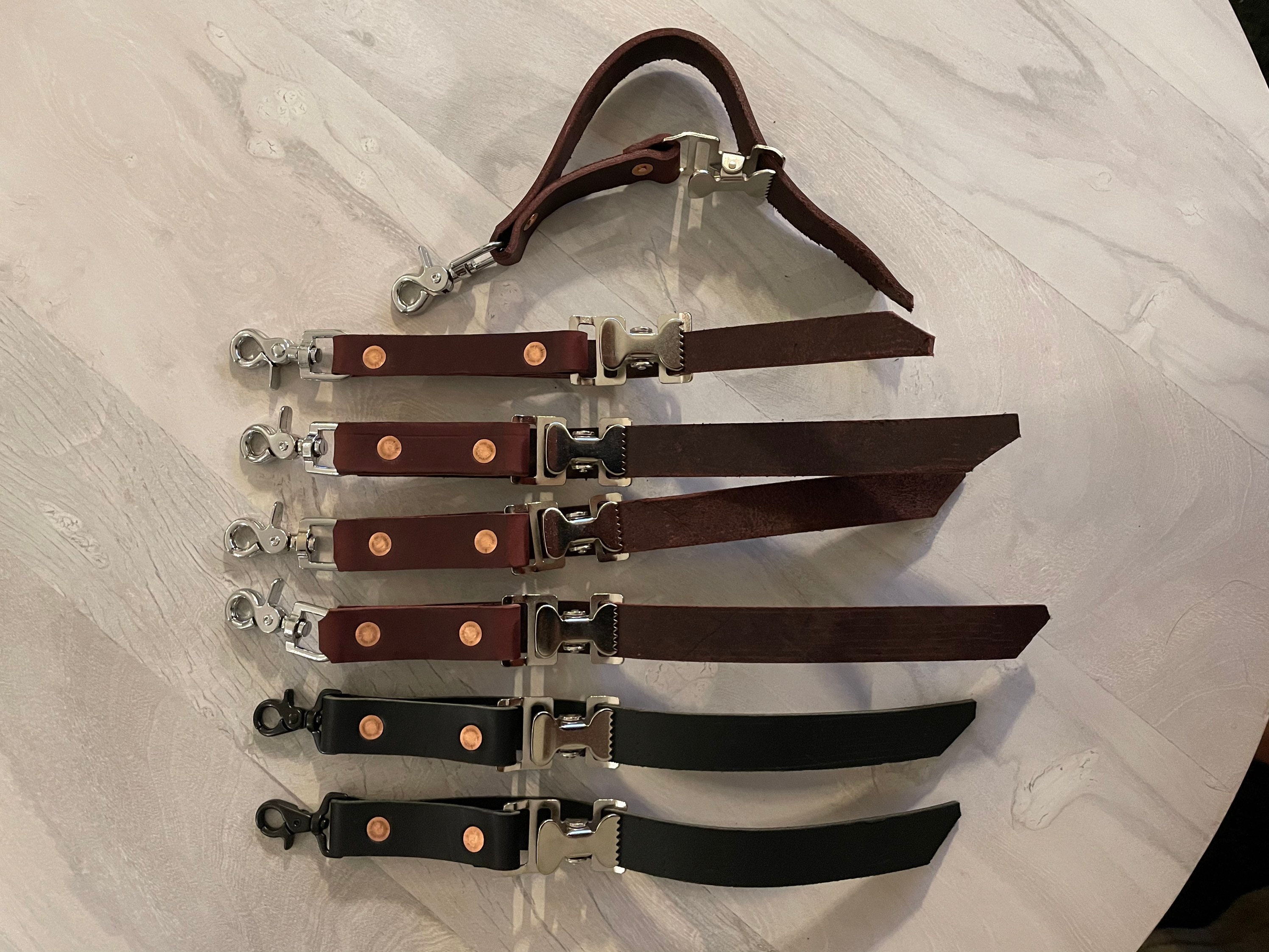 Custom leather glove strap/holder Etsy