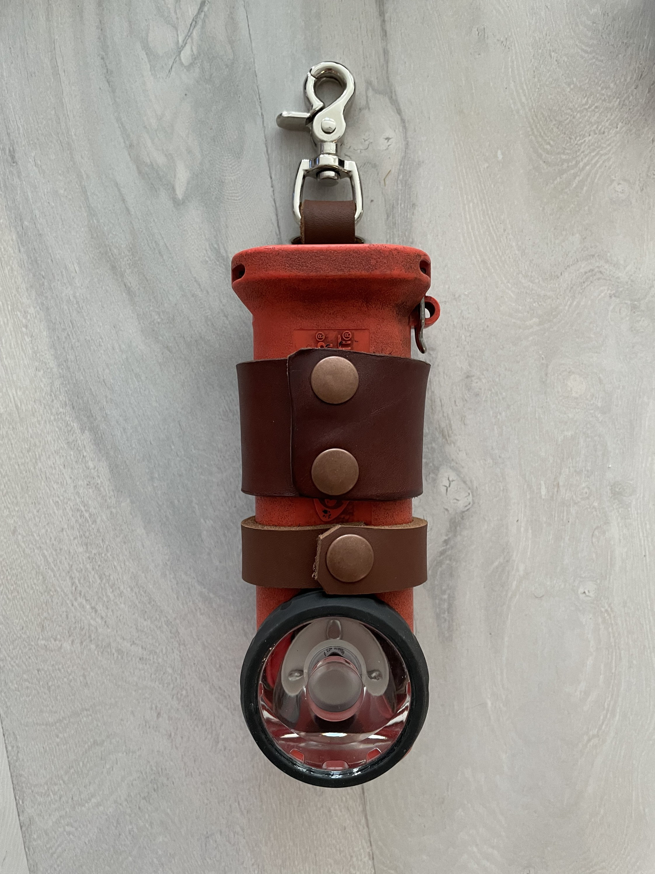 Leather flashlight holster Etsy