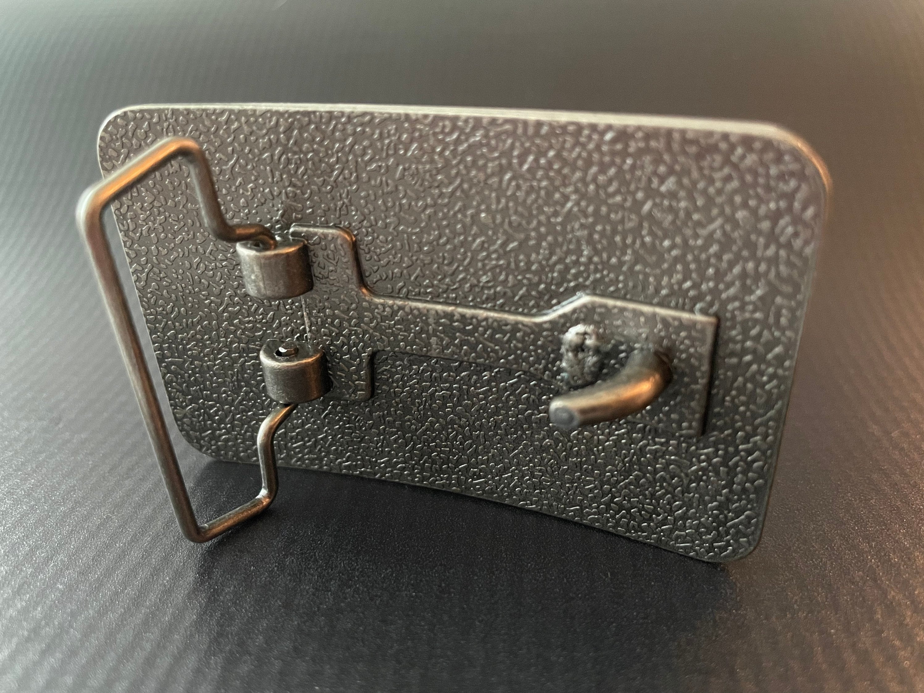 Custom Leather Belt Buckle Etsy