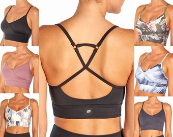 Marika Sports Bra Yoga Gym Crop Top Non-Wired Removable Padding Low Impact New