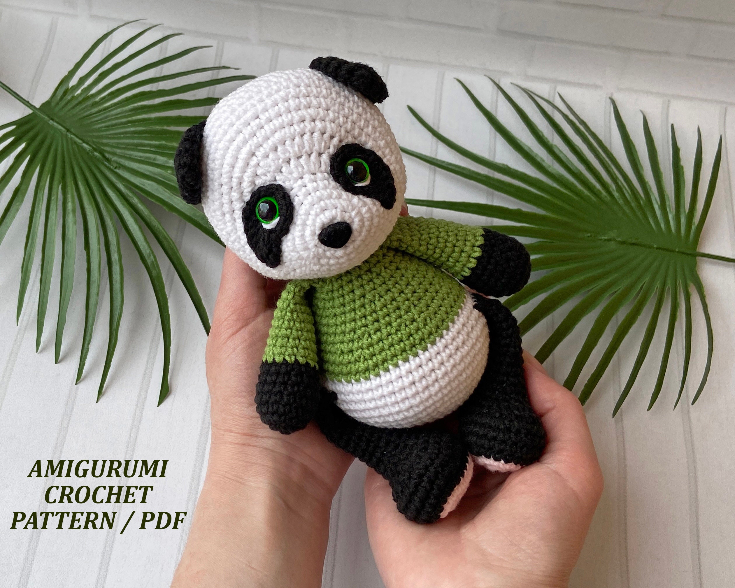 Amigurumi Panda Crochet Pattern / Stuffed Animal Panda / Panda | Etsy