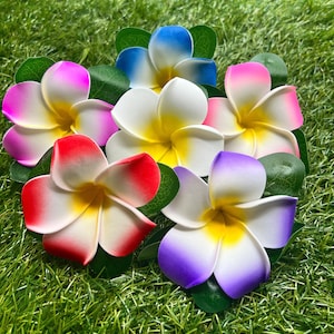 Hawaiianische Plumeria Blume Haarspange