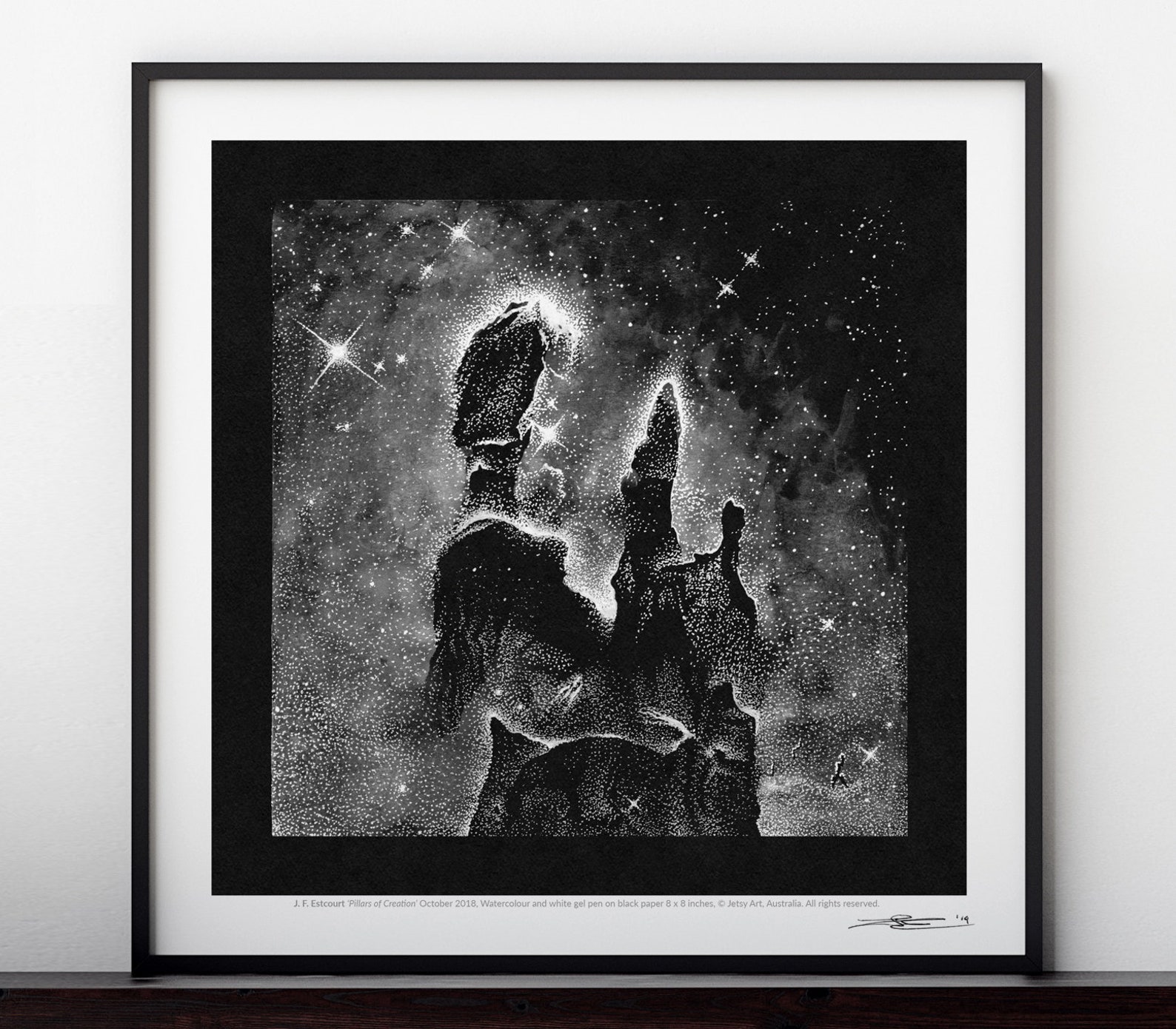 Pillars of Creation Print Etsy