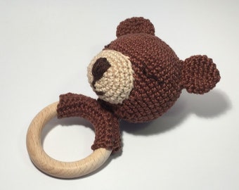 Baby Beissring Aus Holz Etsy
