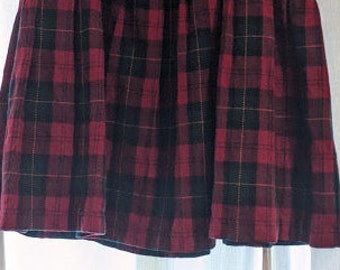plus size kilt skirt