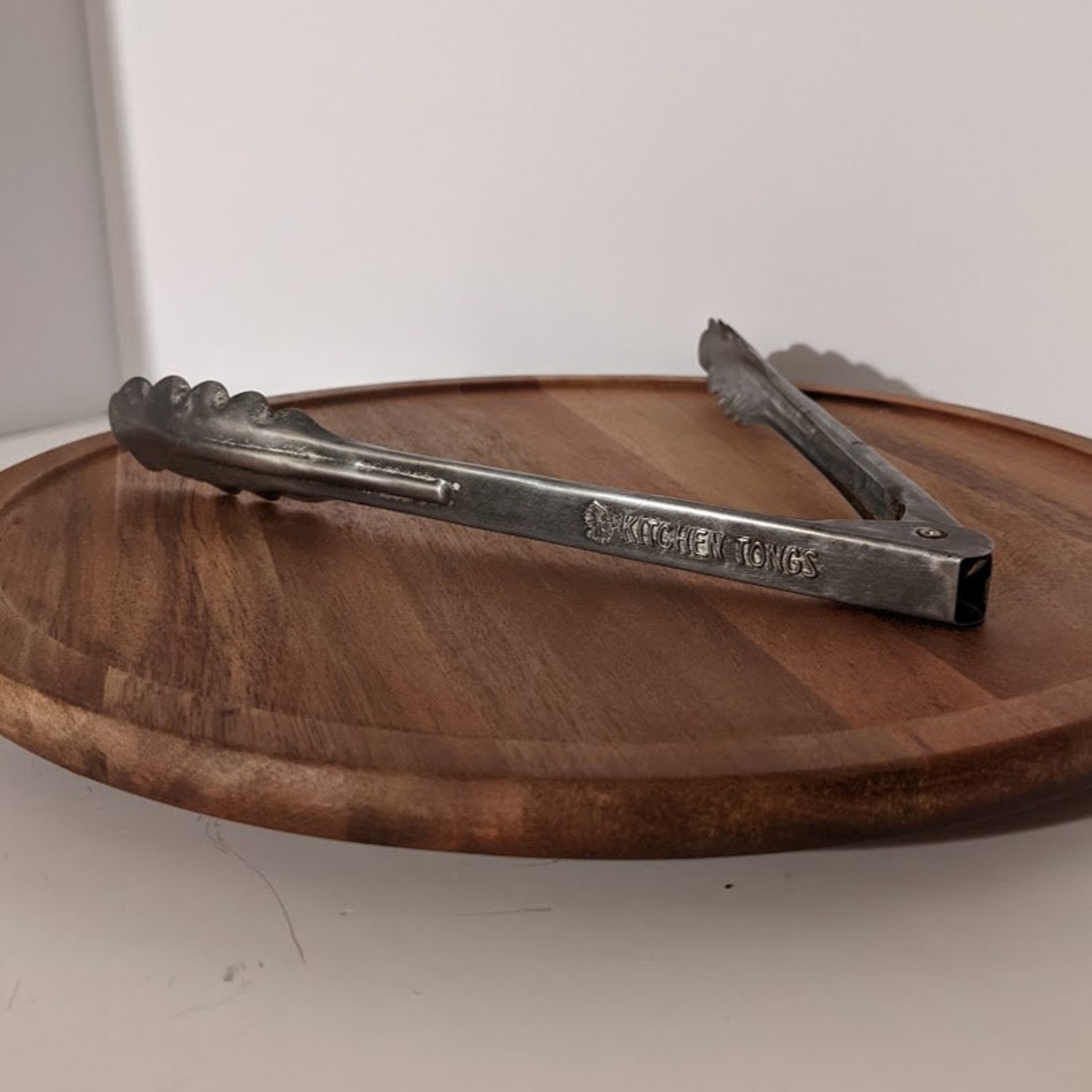 Kitchen Tongs Vintage Metal Tongs Chief Brand Retro Cooking Etsy