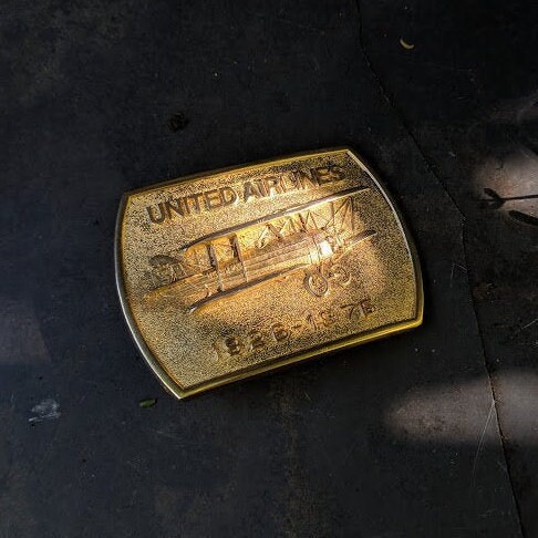 VINTAGE UNITED AIRLINES BELT BUCKLE 4 AVAILABLE 1926-1976 