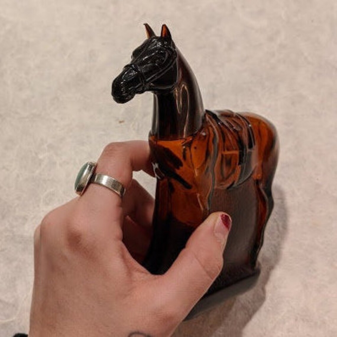 Horse Perfume Bottle Collectible Vintage Avon Wild Country Etsy