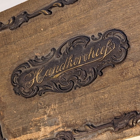 Handkerchief Box, Gentleman's Vintage / Antique Bo
