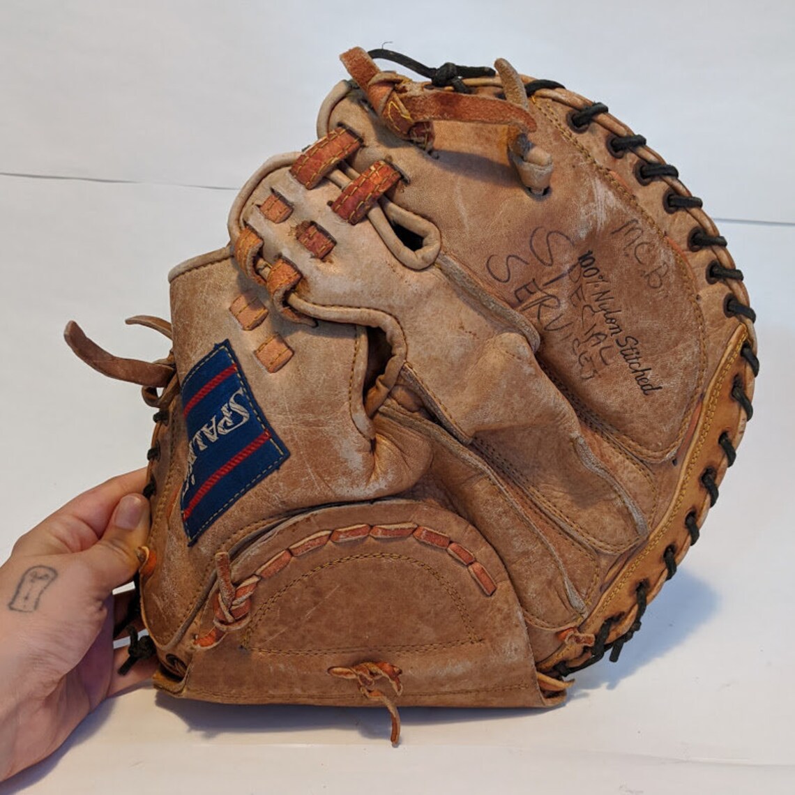 Catcher's Mitt Baseball Glove Vintage Spalding Etsy
