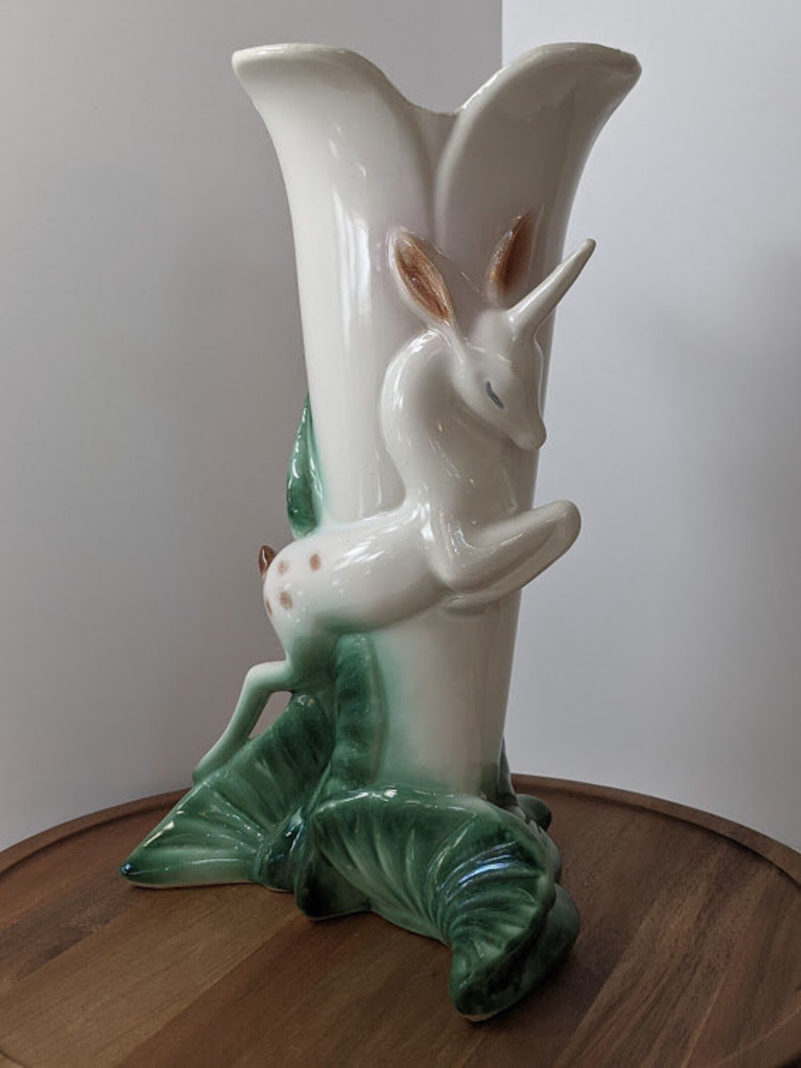 Unicorn Vase MidCentury Ceramic Vase Vintage Unicorn Etsy