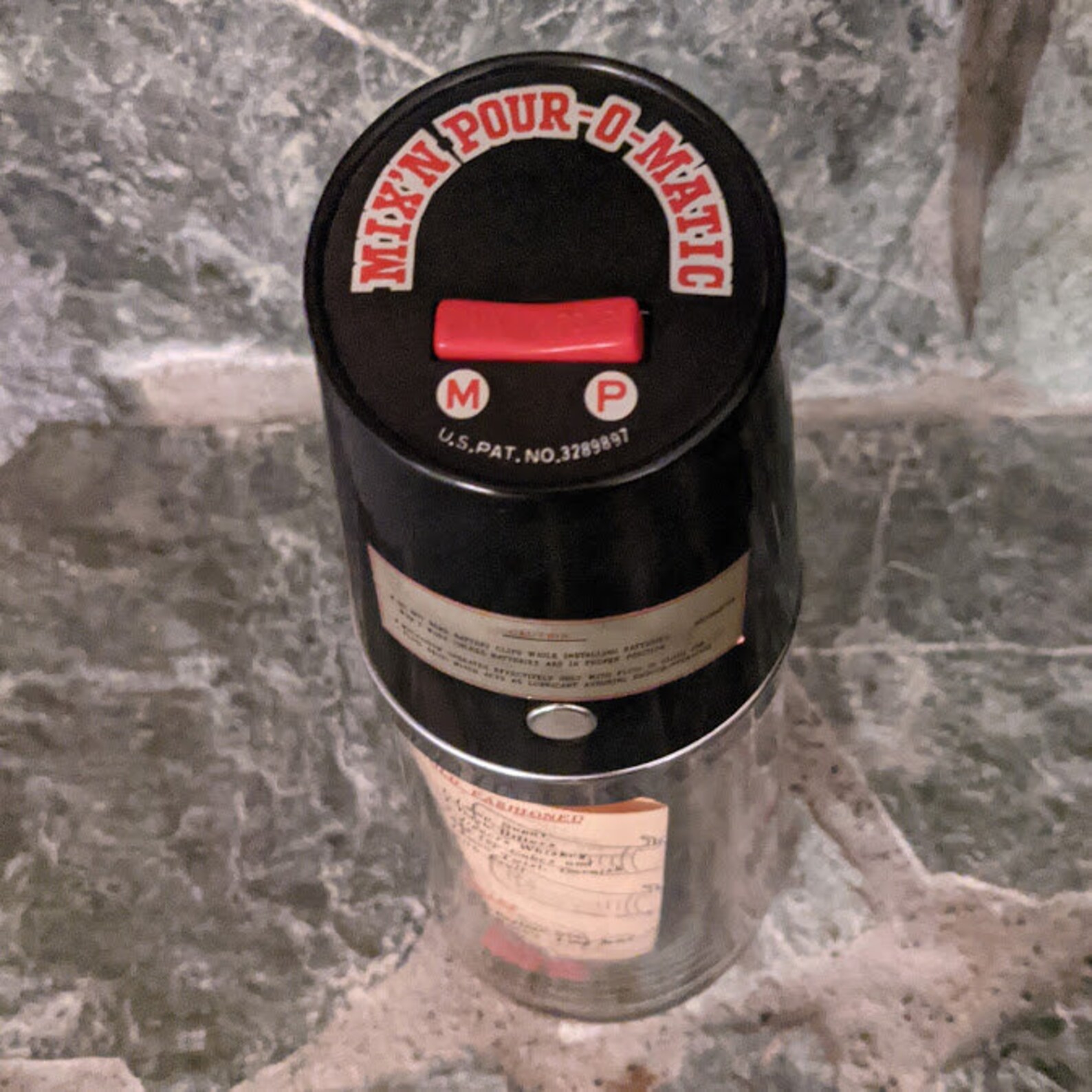 Retro Cocktail Shaker Mix'n PourOMatic Retro Automated Etsy