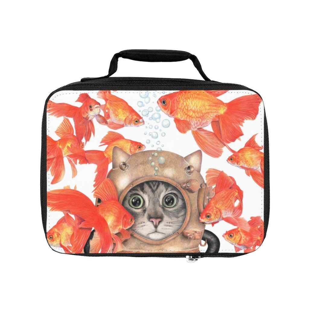 Big Cats Soft Insulated Kids Personalized Thermal Lunch Box + Reviews